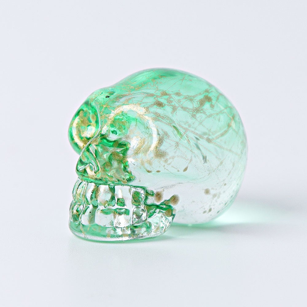 1" Aura Skull  Angel Crystal Carvings （Random sending color） Crystal wholesale suppliers