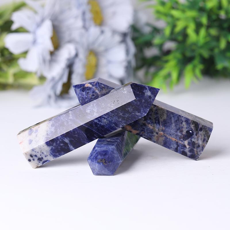 Wholesale Natural Crystal Healing Stone Sodalite Crystal Point Crystal wholesale suppliers