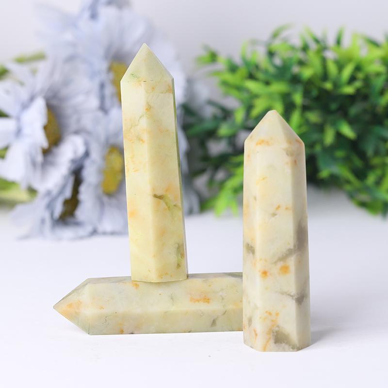 Serpentine Jade Points Crystal wholesale suppliers