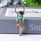 3" Clear Quartz with Amazonite Crystal Pendant Crystal wholesale suppliers