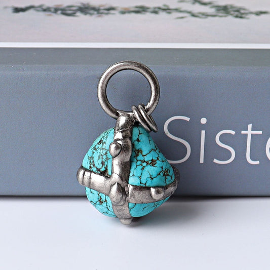 1.8" Turquoise Pendant for DIY Crystal wholesale suppliers