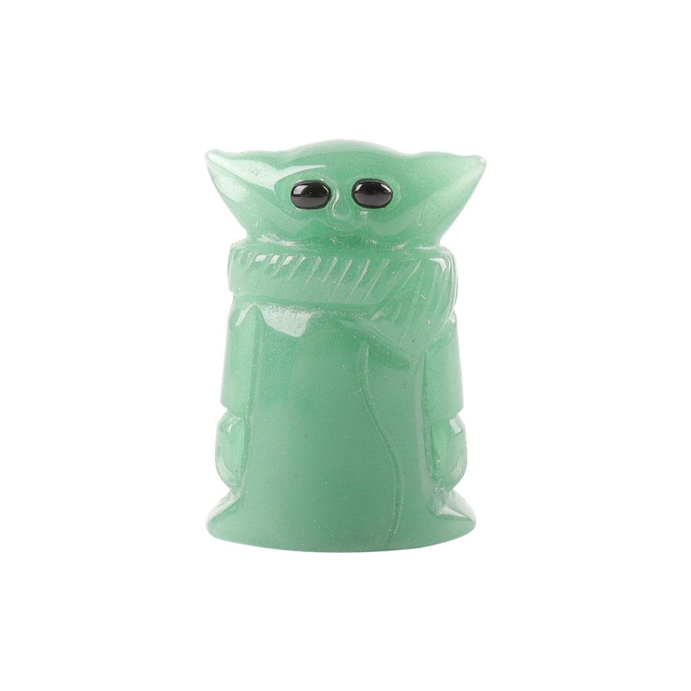 Green Aventurine Crystal Carving Yoda 2" Crystal wholesale suppliers