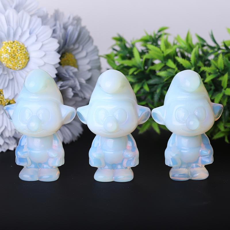 2.8" Opalite Smurfs Crystal Carvings Crystal wholesale suppliers