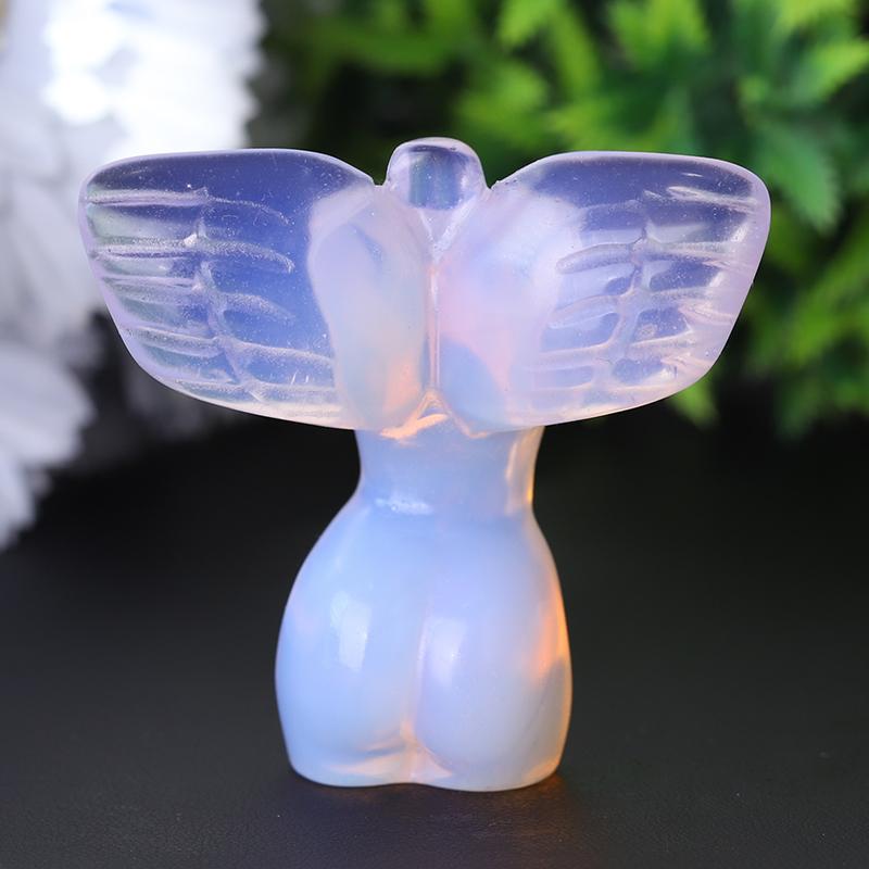 2" Woman Model Body with Wings Crystal Carvings Crystal wholesale suppliers