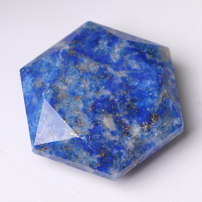 1" Crystal Hexagon Pocket Stone  for Pendant for DIY Crystal wholesale suppliers