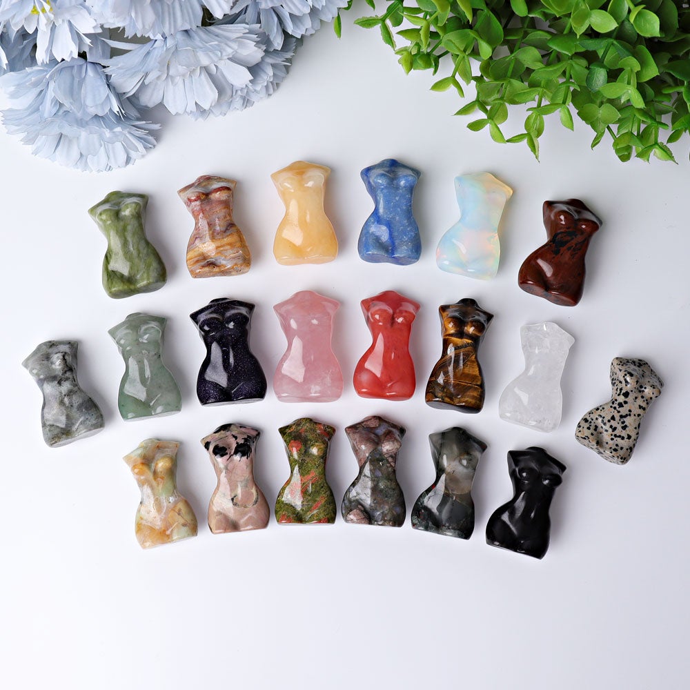 1.9" Woman Model Body Crystal Carvings Crystal wholesale suppliers