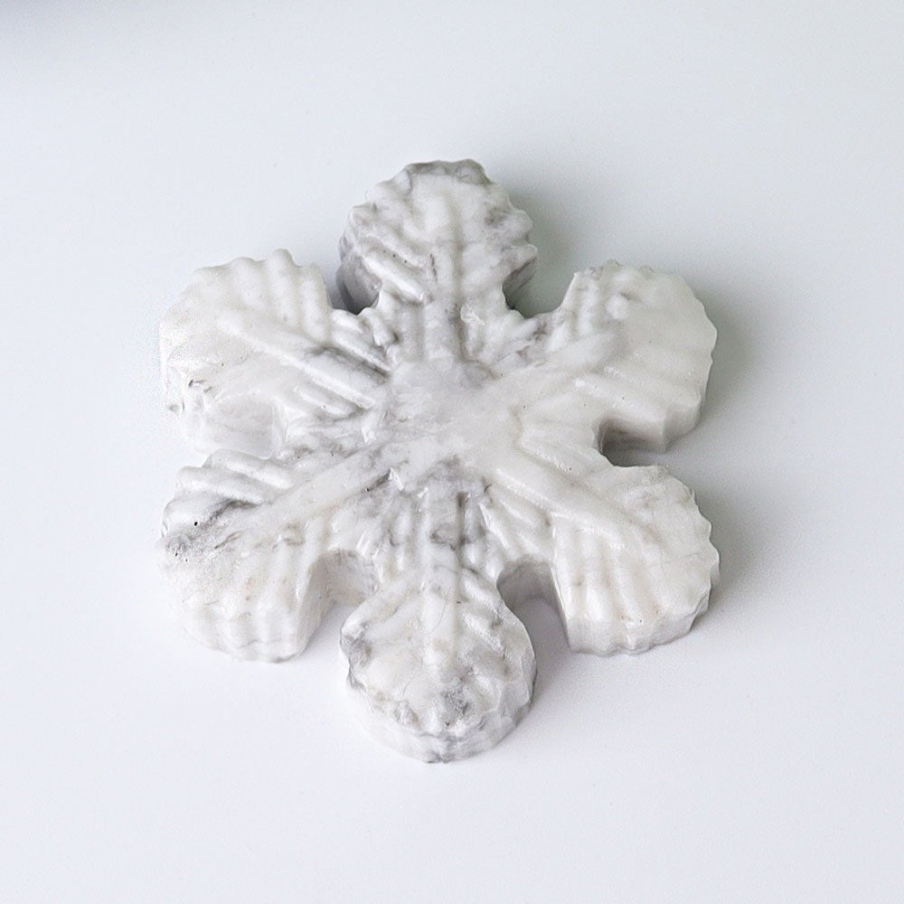 2" Snowflake Crystal Carvings for Christmas Crystal wholesale suppliers