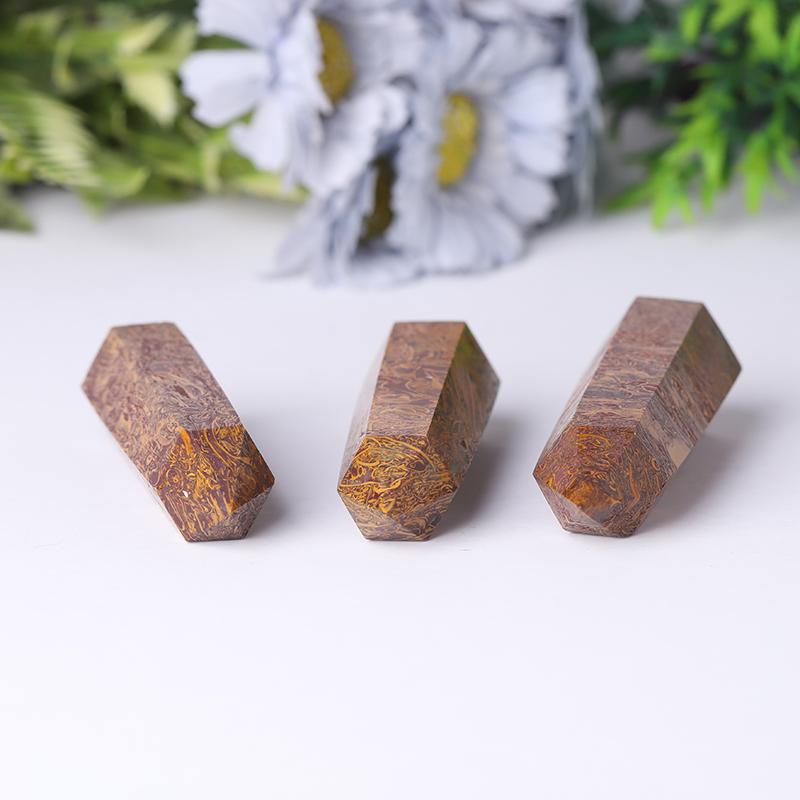 Calligraphy Jasper Points for Sale Healing Tower for Collection Crystal wholesale suppliers