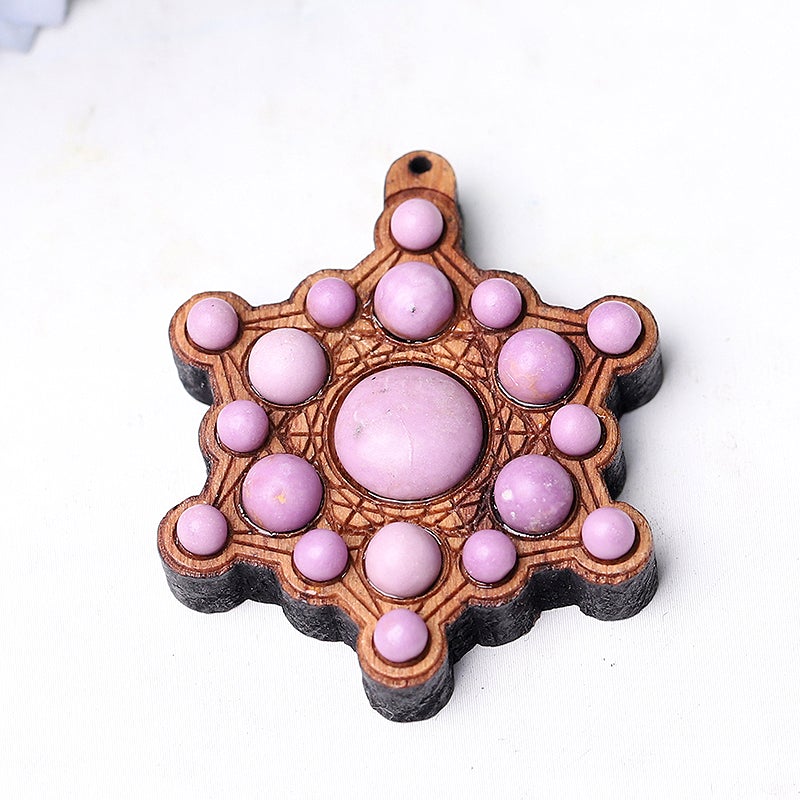 Wooden Chakra Crystal Pendant Crystal wholesale suppliers