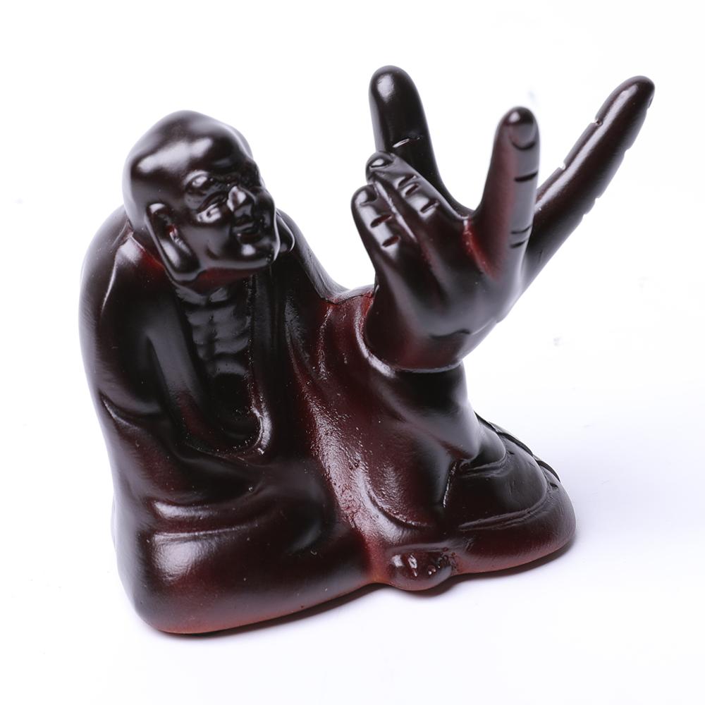 Resin Happy Buddha Statue Stand