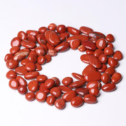 0.1kg 20-30mm Natural Red Jasper Tumbles Crystal wholesale suppliers