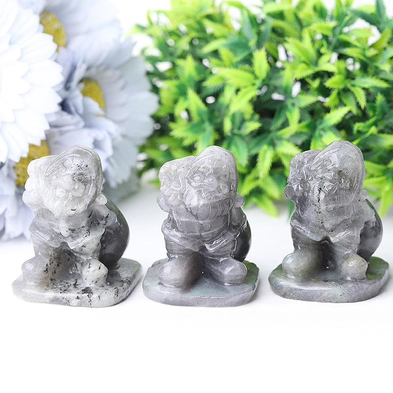 2.2" Labradorite Santa Claus Crystal Carvings Crystal wholesale suppliers