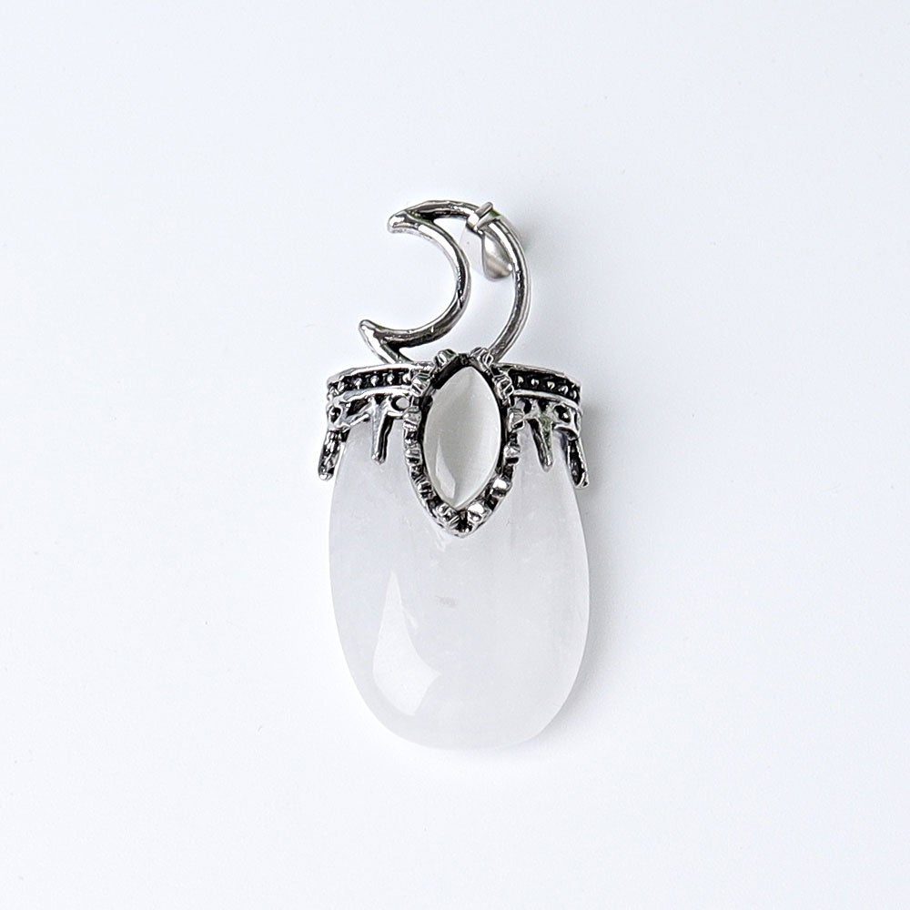 1.8" Crystal Pendant with Moon Decoration Crystal wholesale suppliers