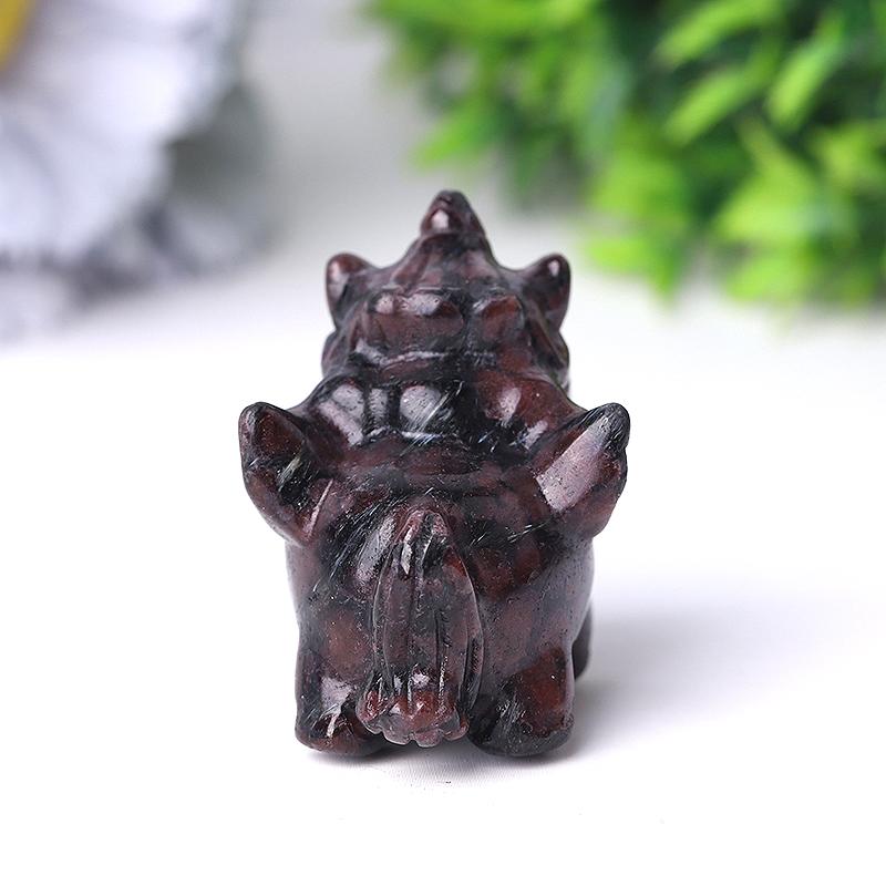 Natural Garnet Unicorn Hand Carving for Collection Crystal wholesale suppliers