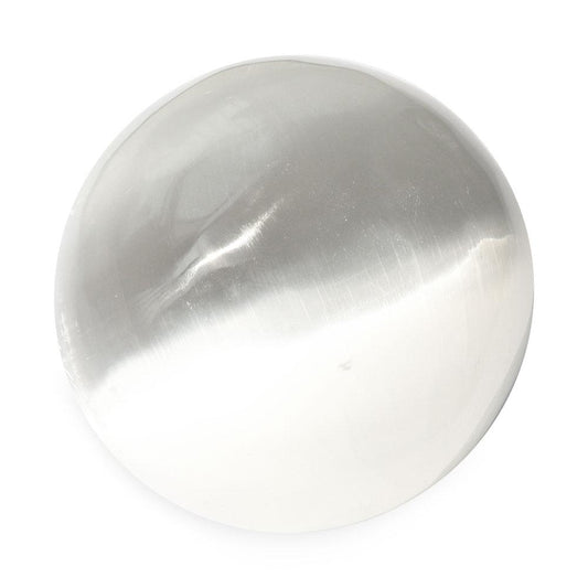 3.85” Selenite White Sphere Ball Crystal wholesale suppliers