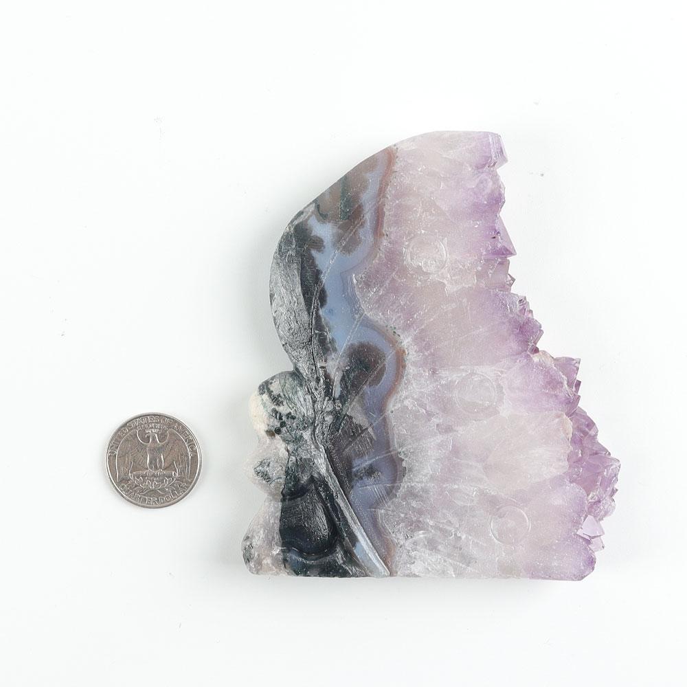 Amethyst Crystal Cluster Stone Carving Fairy Free Form Crystal wholesale suppliers