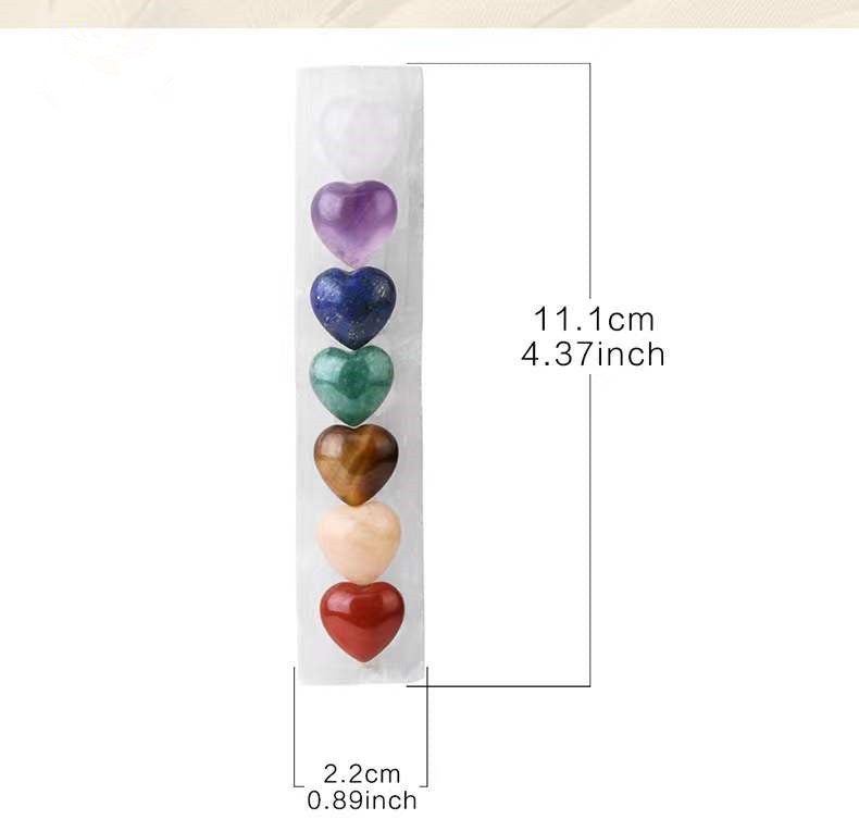 4.3" Selenite Wand with Chakra Heart Crystal wholesale suppliers