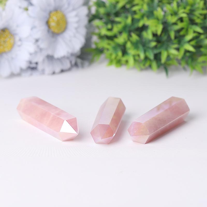 Wholesale Aura Rose Quartz Points for Collection Crystal wholesale suppliers