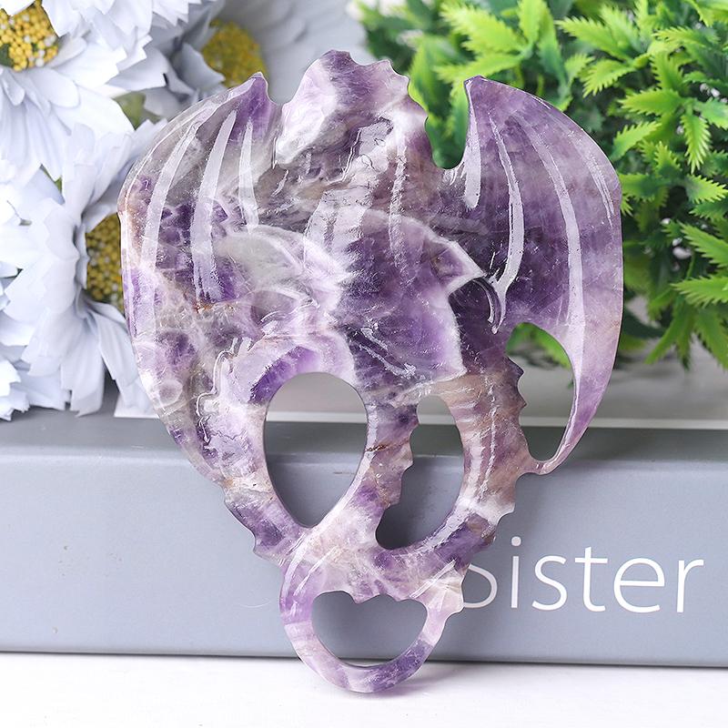 4" High Quality Dragon Crystal Carvings for Decoration Crystal wholesale suppliers