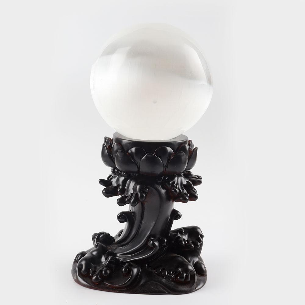 3.85” Selenite White Sphere Ball Crystal wholesale suppliers