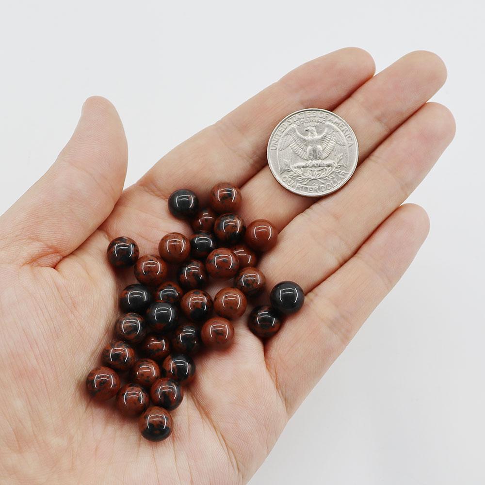 10mm No hole/Undrilled 30pcs Natural Crystal Beads Stone Gemstone Round Loose Energy Healing Beads Crystal wholesale suppliers