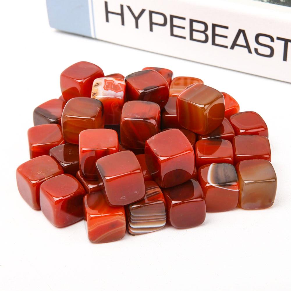 0.1kg Carnelian Cubes Bag Crystal wholesale suppliers