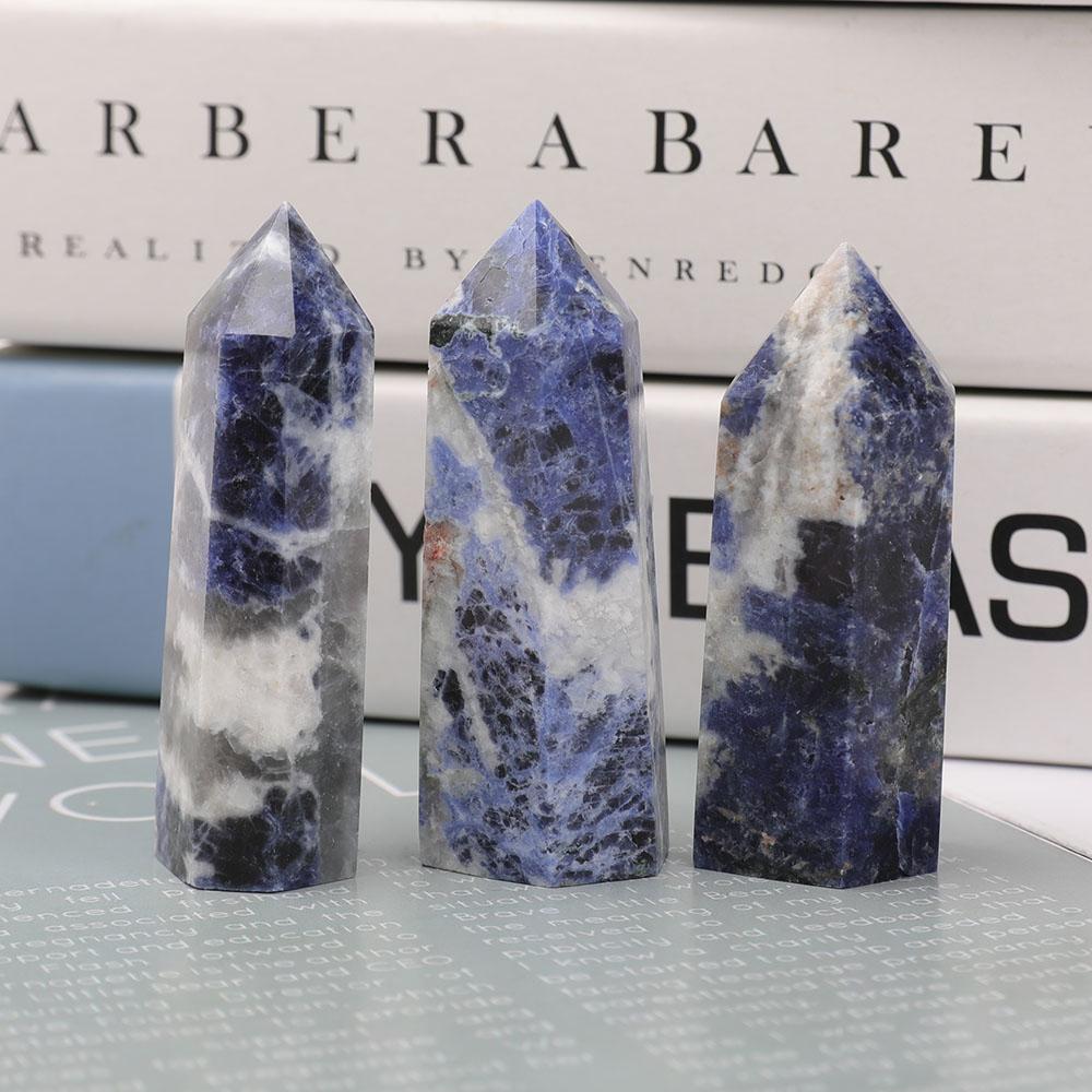 Set of 3 Sodalite Points Crystal wholesale suppliers