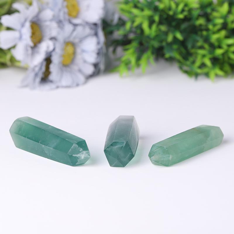 Natural Green Fluorite Point Healing Tower Crystal wholesale suppliers