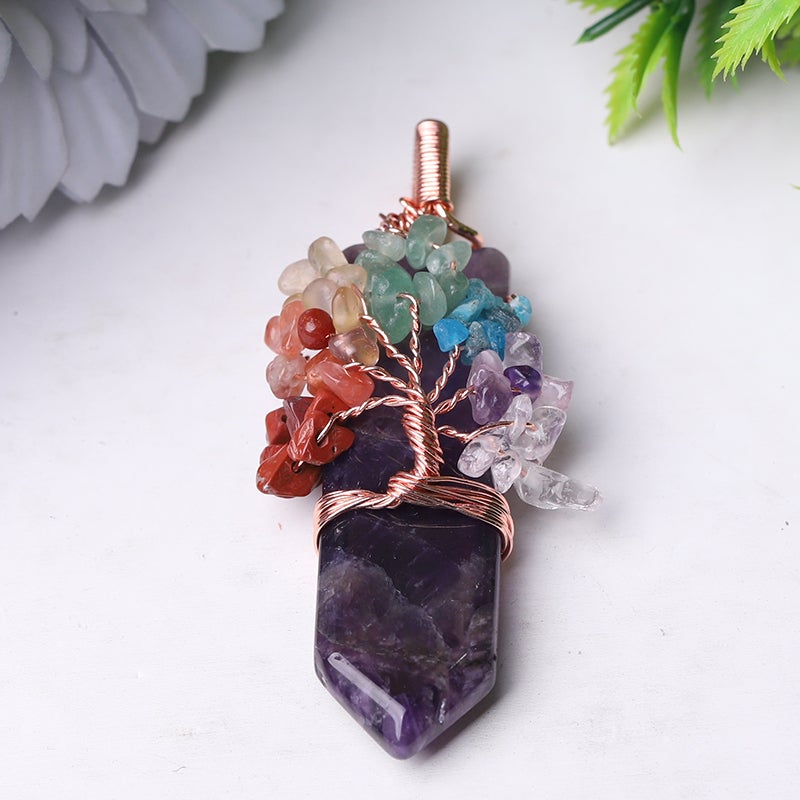 2.5" Tree of Life Crystal Pendant Crystal wholesale suppliers