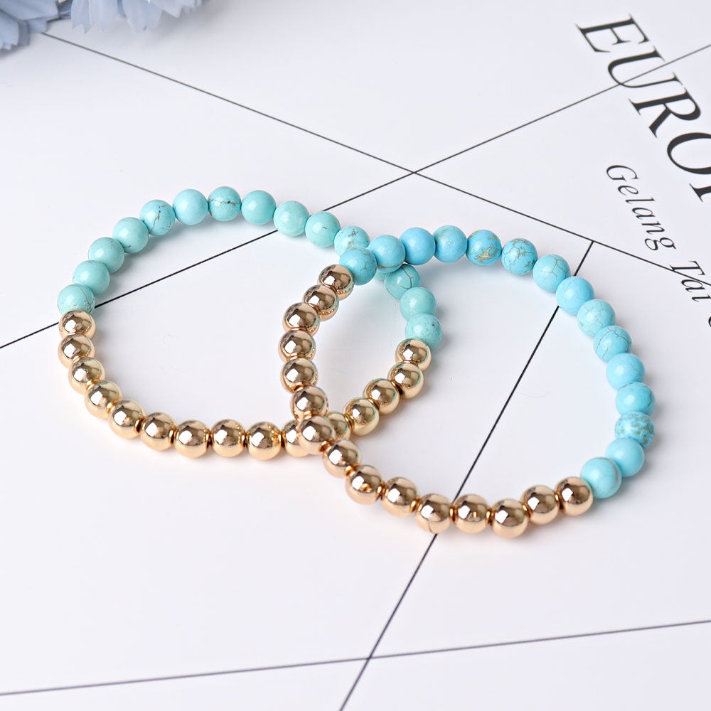 6mm Turquoise Crystal Bracelet Crystal wholesale suppliers