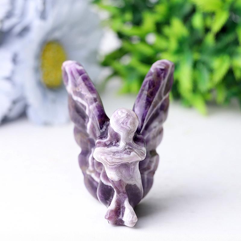 2.4" Dream Amethyst Fairy Crystal Carvings Crystal wholesale suppliers