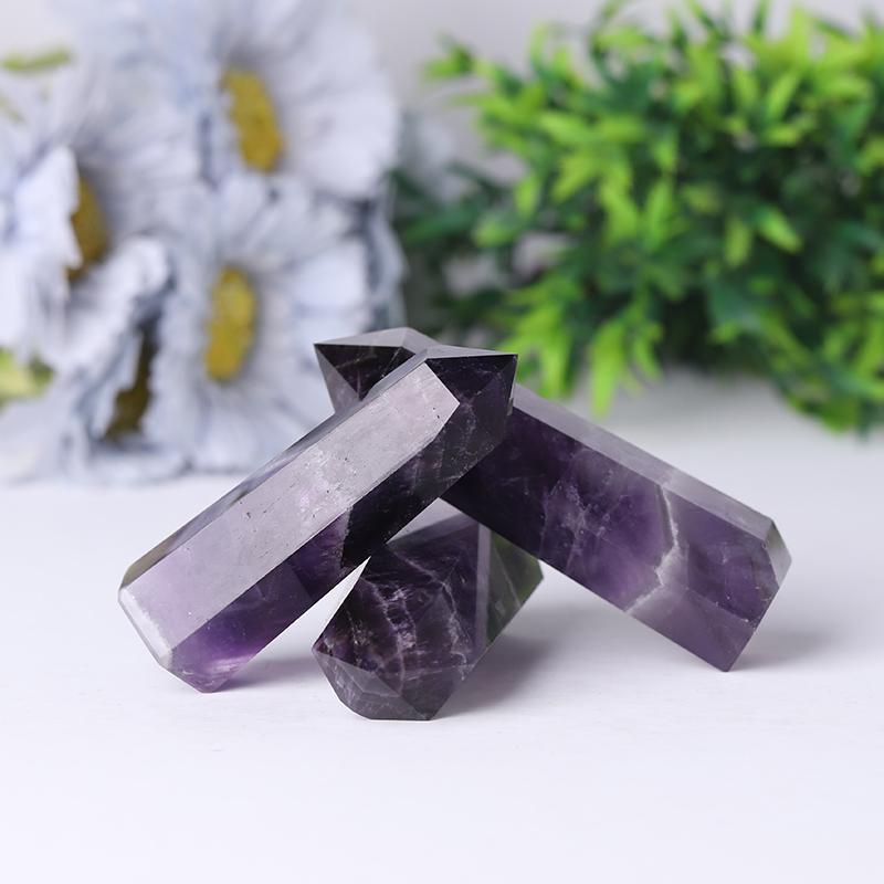 Wholesale Natural Dream Amethyst  Chevron-Amethyst Points Crystal wholesale suppliers