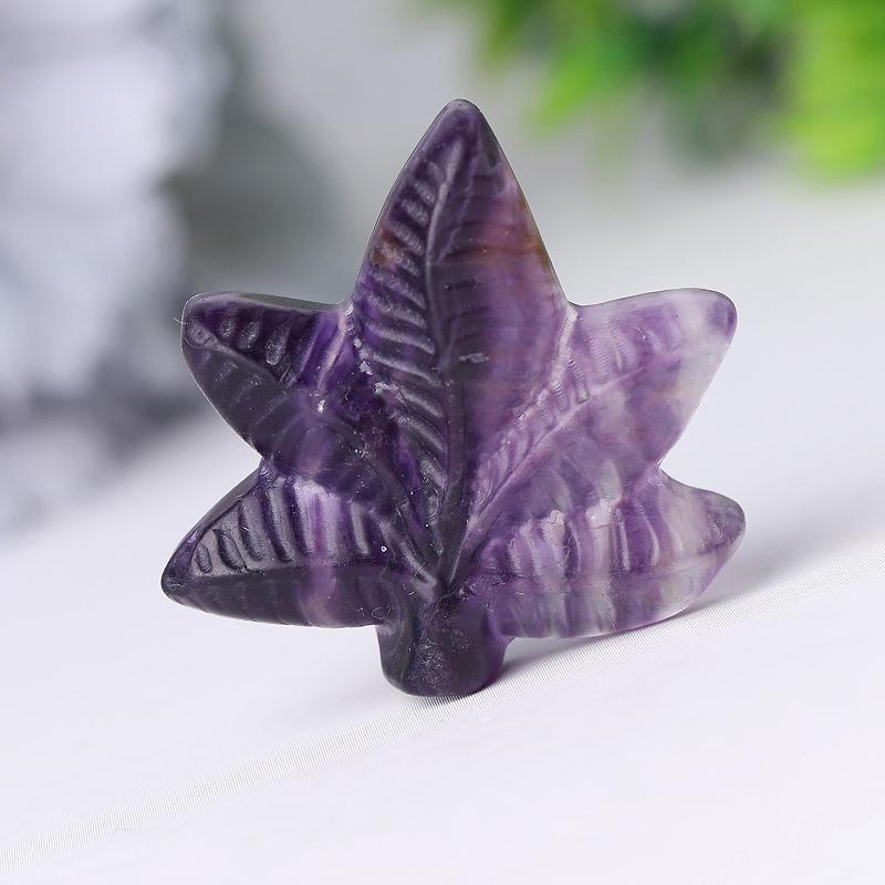 Fluorite Leaf Crystal Carvings Crystal wholesale suppliers