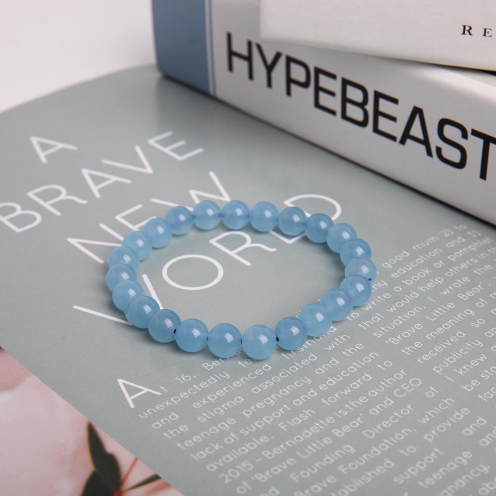 8mm Blue Chalcedony Crystal Bracelet Crystal wholesale suppliers