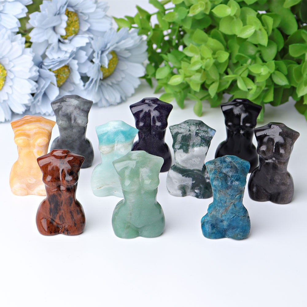 1.9" Woman Model Body Crystal Carvings Crystal wholesale suppliers