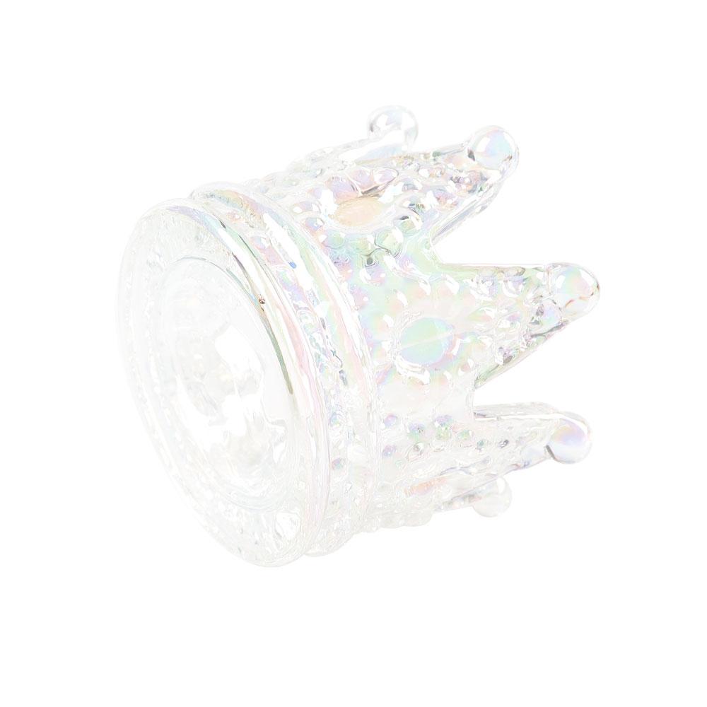 Aura Crystal Glass Jewelry Ring Holder