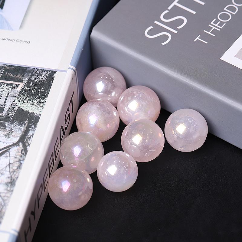 0.25kg Aura Rose Quartz Crystal Sphere Crystal wholesale suppliers