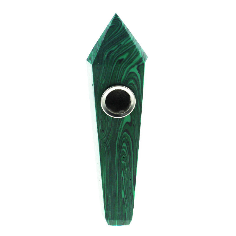 Malachite Smoking Pipe wholesale support mixed customization