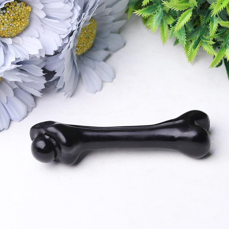 4" Black Obsidian Bone Crystal Carvings Crystal wholesale suppliers