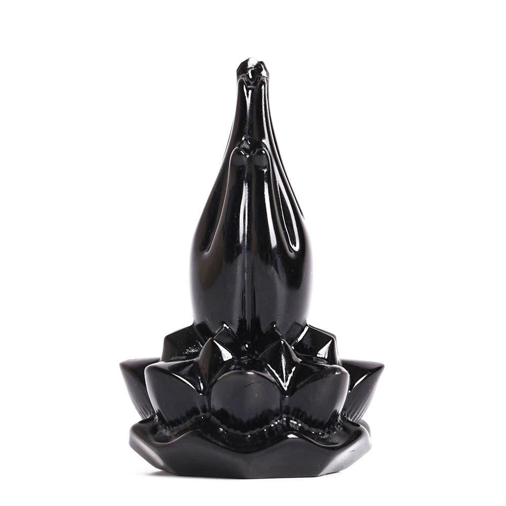 Black Obsidian Buddha Hand Carving Decoration Crystal wholesale suppliers