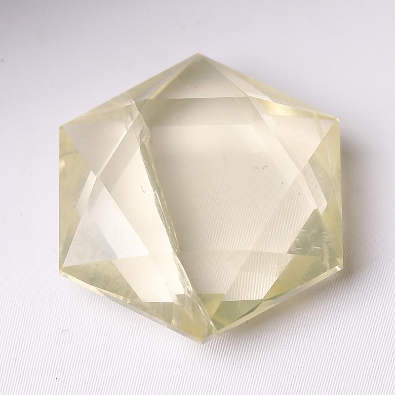 1" Crystal Hexagon Pocket Stone  for Pendant for DIY Crystal wholesale suppliers