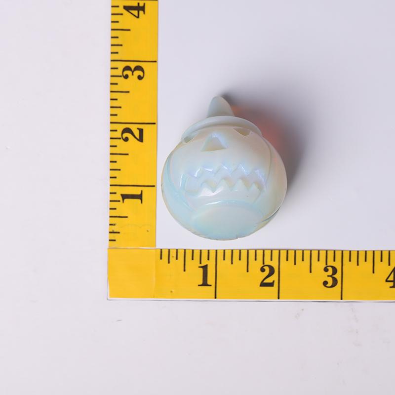 2" Opalite Pumpkin Crystal Carvings for Halloween Crystal wholesale suppliers