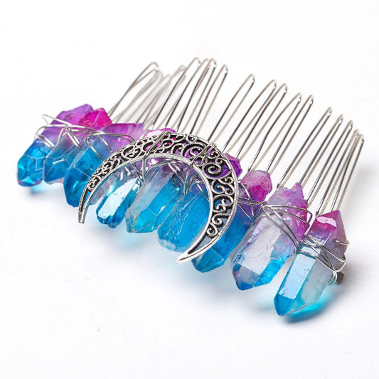 3" Aura Crystal Crown Comb Crystal wholesale suppliers
