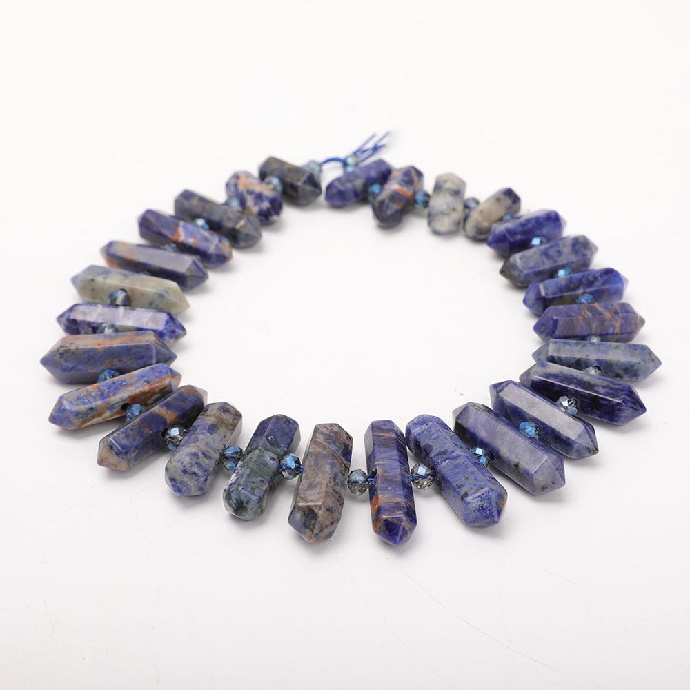 Sodalite Crystal Point Necklace Crystal wholesale suppliers