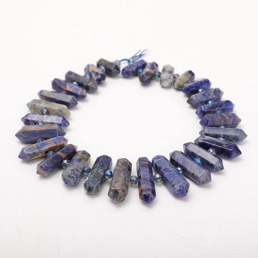 Sodalite Crystal Point Necklace Crystal wholesale suppliers