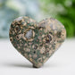 2.3" Rainforest Japer Heart Palm Stone
