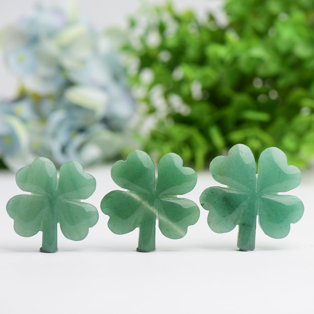 1.8" Green Avneturine Cloves Crystal Carving