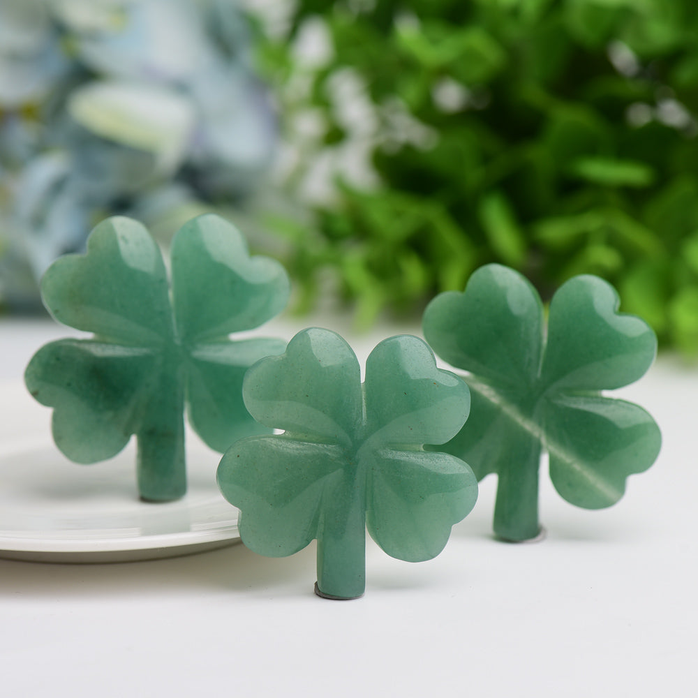 1.8" Green Avneturine Cloves Crystal Carving