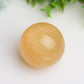 Honey Calcite Crystal Sphere