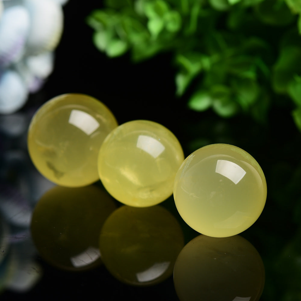 1.2"-1.5" Citrine Sphere Bulk Wholesale